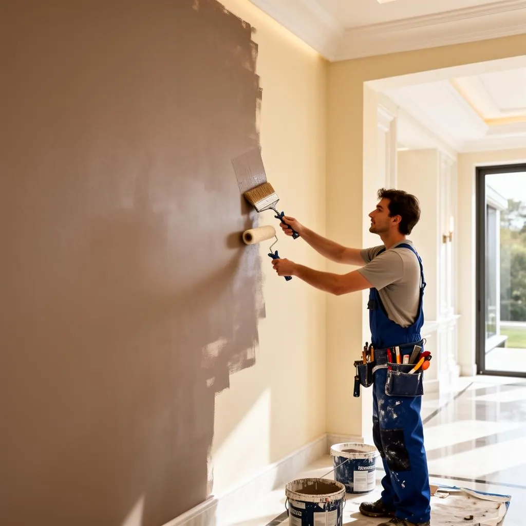 Peinture intérieure finition professionnelle par Car Sol
